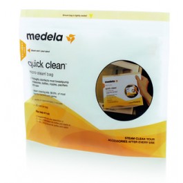 Medela Quick Clean™ steriliseerimiskott mikrolaineahjus kasutamiseks