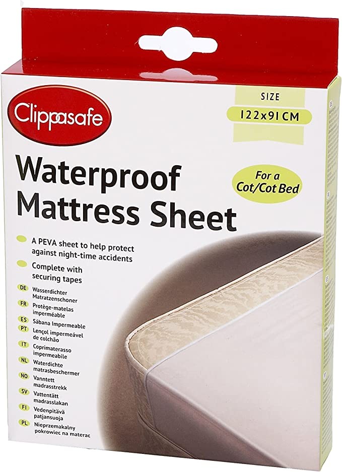Clippasafe - Veekindel madratsi kate (122cm x 91cm)