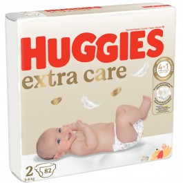 HUGGIES mähkmed, Extra Suurus 2 (suurus kuni 3-6kg) 58tk