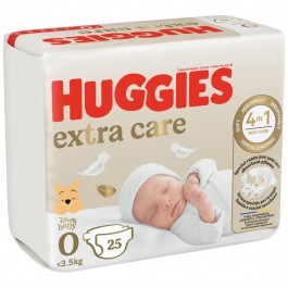 HUGGIES mähkmed, Extra Suurus 0 (suurus kuni 0-3,5g) 25tk