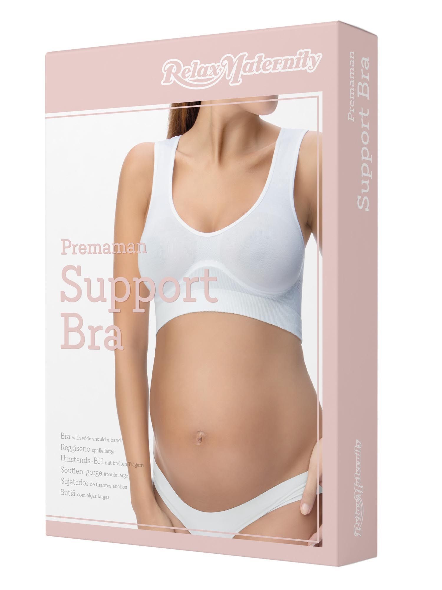 Support Bra with Wide Shoulder Straps (Cotton fiber) - body care