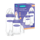 Lansinoh ® set of bottles (160ml and 240ml) and feeding pacifiers (S/M/F)