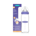 Lansinoh ® Glass Feeding Bottle with NaturalWave® Teat 240ml